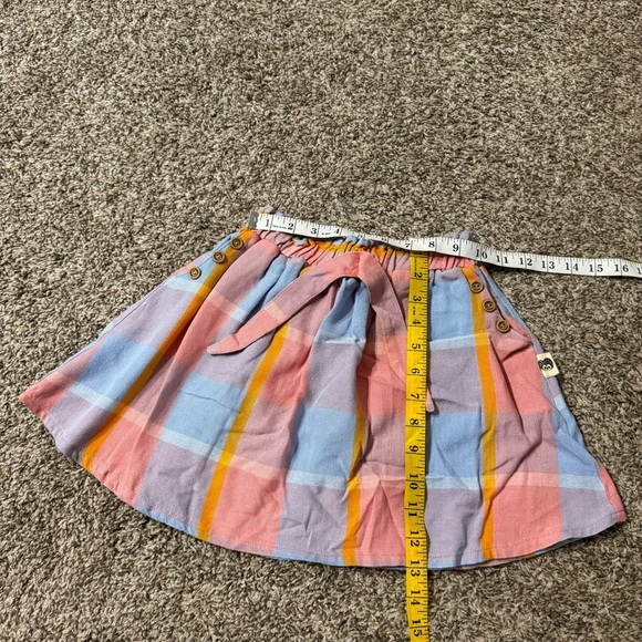 Folklore Las Ninas Girls Plaid Tartans Skirt Size 7 - Picture 7 of 7